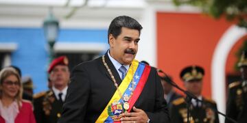 Venezuela's President Nicolas Maduro attends a ceremony to commemorate the Congress of Angostura in Ciudad Bolivar, Venezuela February 15, 2019\u002E Miraflores Palace/Handout via REUTERS ATTENTION EDITORS - THIS PICTURE WAS PROVIDED BY A THIRD PARTY\u002E