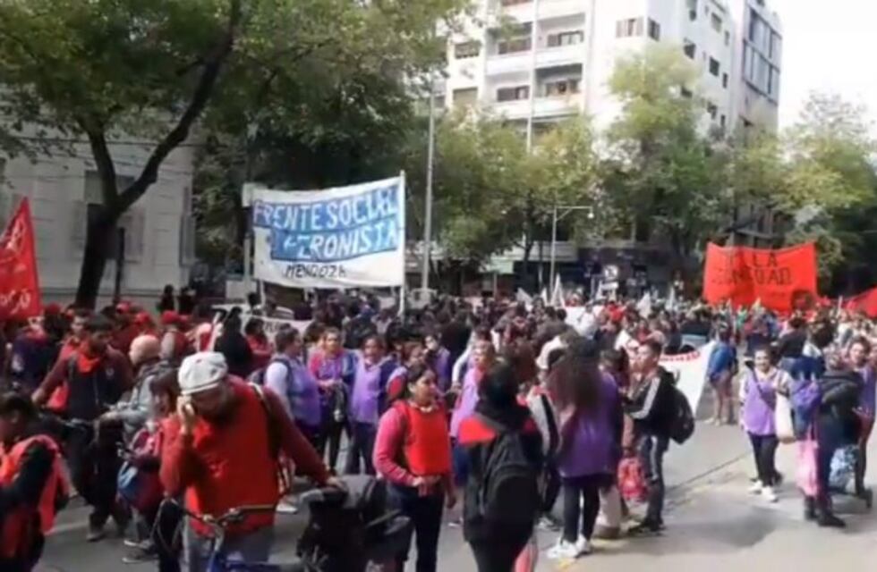 Mendoza se sumó al reclamo nacional del Polo Obrero