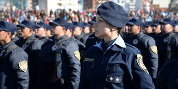 Presentación de policías
