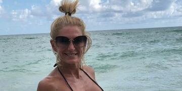 Yanina Latorre exhibió su cuerpazo en las playas de Miami\u002E