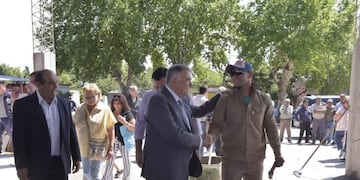 San Pedro de Colalao: Jaldo supervisó las obras de refacción en la terminal de ómnibus\u002E (Gobierno Tucumán)