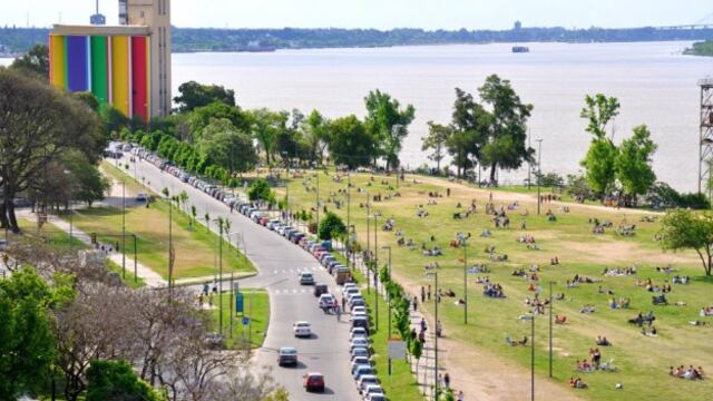 Día para parquecito en Rosario.