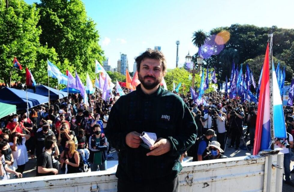 Grabois comandó una marcha a favor del Proyecto Artigas en La Rural: "Vamos a dar batalla"