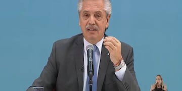 Alberto Fernández confundió la Garganta Poderosa con "Garganta Profunda" (Captura de video)