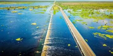 El Bañado La Estrella se encuentra inundado la mayor parte del año por las lluvias y los desbordes del Río Pilcomayo\u002E (Foto: Web)