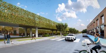 Obras del Viaducto San Martín\u002E (GCBA)