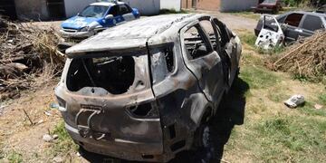 Ford EcoSport incendiado