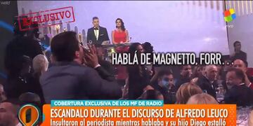 Así insultó el productor de Víctor Hugo a Alfredo Leuco