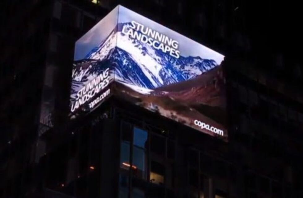 Mendoza se promociona en la famosa esquina neoyorquina Times Square
