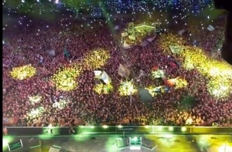 ¡Imponente! Así fue "el pogo más grande del mundo" en Olavarría