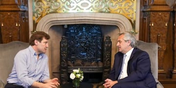Melella fue recibido por Alberto Fernández