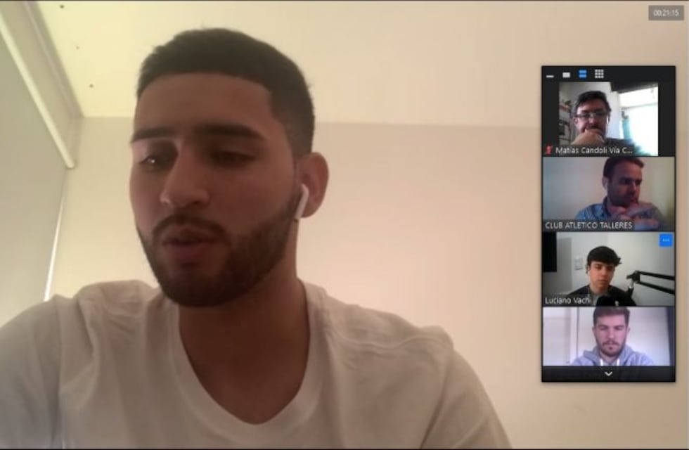 Nahuel Bustos se despidió de Talleres antes de viajar a España para jugar en el Girona