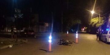 Así quedó la moto de Barroso tras el choque\u002E