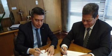 El Colegio de Escribanos y el Consejo Profesional de Ciencias Económicas firmaron un importante convenio\u002E