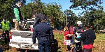 En Aristóbulo del Valle la Policía y la municipalidad asistieron a barrios carenciados