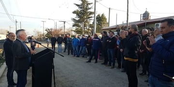 Alta Gracia: barrio Parque del Virrey: dieron inicio a las obras de la red de Gas Natural