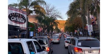 Caravana en Carlos Paz