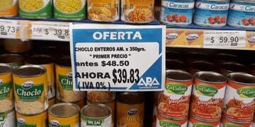 Varios supermercados en la ciudad aplican en IVA en productos de la canasta básica