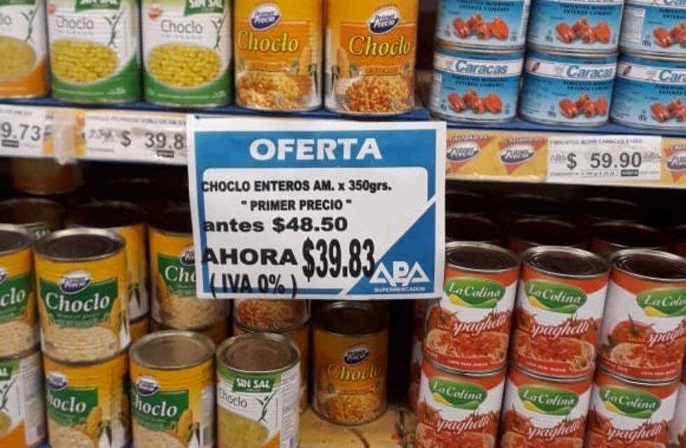 Varios supermercados ya aplican la quita del IVA a productos de la canasta básica