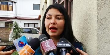 La diputada Shirley Franco es la elegida de Bolivia Dice No para reemplazar a Edwin Rodríguez, como candidata a la Vicepresidencia en el binomio junto a Óscar Ortiz\u002E