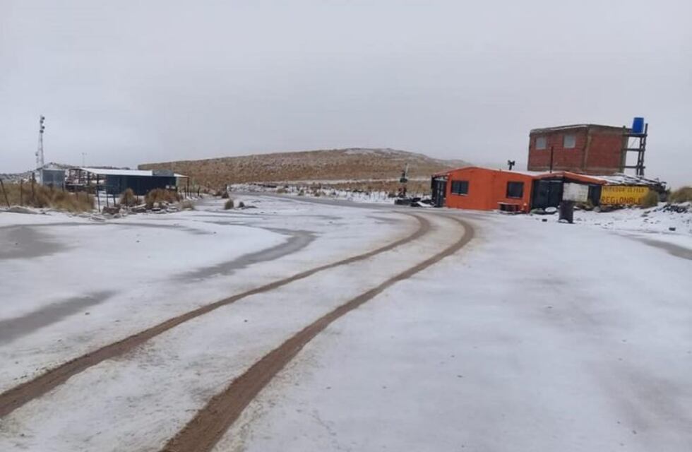 Increíble: a días de la primavera nevó en la Sierra de los Comechingones