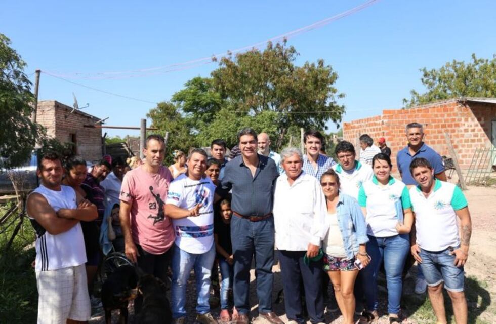 Capitanich brindó un plan de acción para los vecinos del barrio Zampa