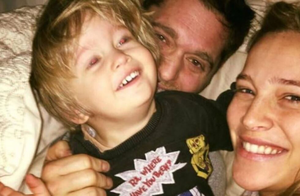 Luisana Lopilato festejó el cumpleaños de Noah en la cancha de River