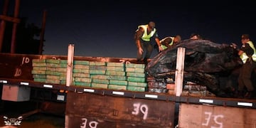 Camión con más de 4000 kilos de marihuana