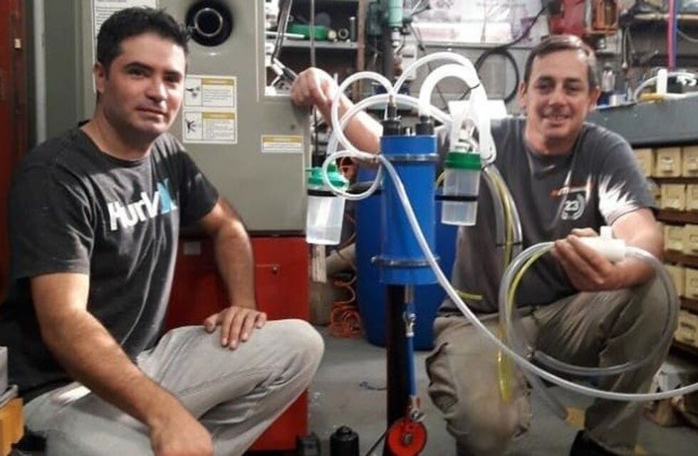 Fabrican cicladores para colaborar con la disponibilidad de respiradores en Río Tercero