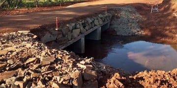 Construirán un nuevo puente sobre el arroyo Tirica en Wanda
