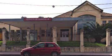 Ingreso a la Guardia del hospital San Roque, nosocomio dedicado a Covid-19 en Jujuy.