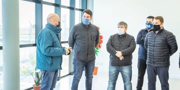 El intendente Martín Perez, acompañado por concejales de distintos bloques, recorrió las instalaciones del crematorio\u002E