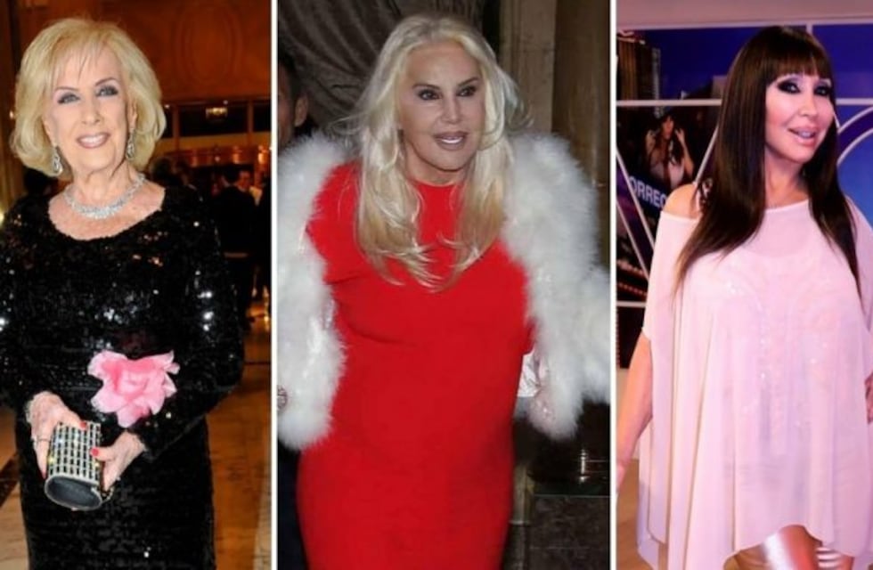 Cumbre de divas: Mirtha Legrand, Moria Casán y Susana Giménez, juntas en una gala