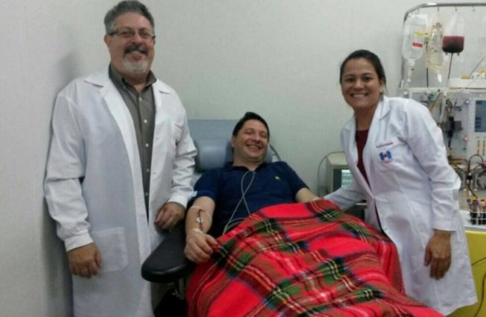 A casi dos años del trasplante, Lichu Zeno pudo agradecerle al brasileño que le salvó la vida