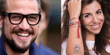 Gianinna Maradona y Daniel Osvaldo juntos otra vez.