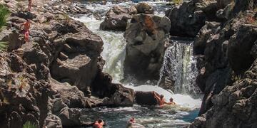 Tres Cascadas, uno de los atractivos de San Miguel de los Ríos.