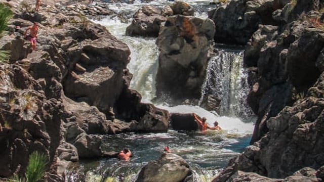 Tres Cascadas, uno de los atractivos de San Miguel de los Ríos.
