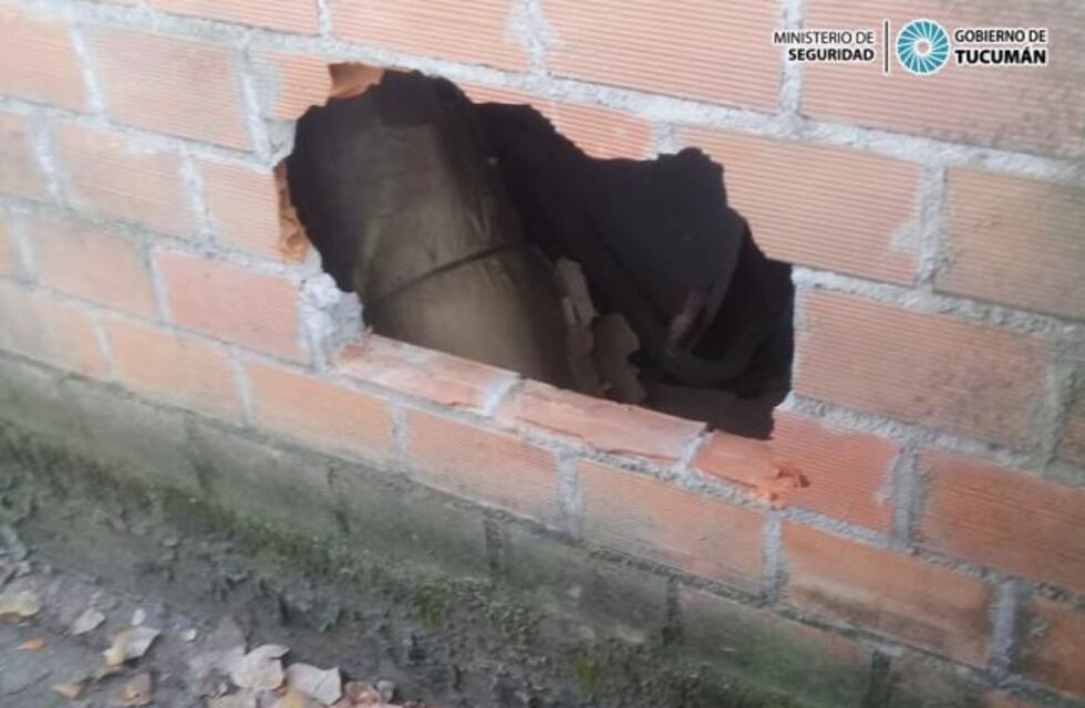 Alberdi: hizo un boquete en la pared de una empresa para robar y fue aprehendido