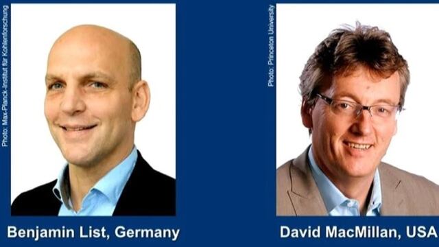 El Premio Nobel de Química 2021 fue otorgado para Benjamin List y David MacMillan.