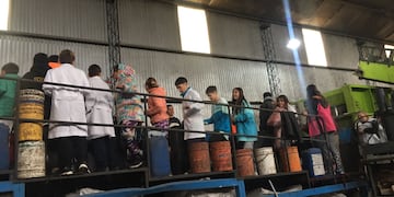 conciencia ambiental, ecocanje y compostaje en San Francisco de Bellocq