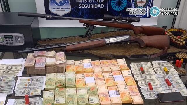 Los Pocitos: allanaron una vivienda y secuestraron armas de fuego y cartuchos