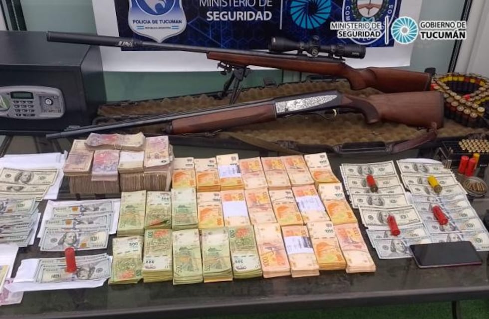 Los Pocitos: allanaron una vivienda y secuestraron armas de fuego y cartuchos