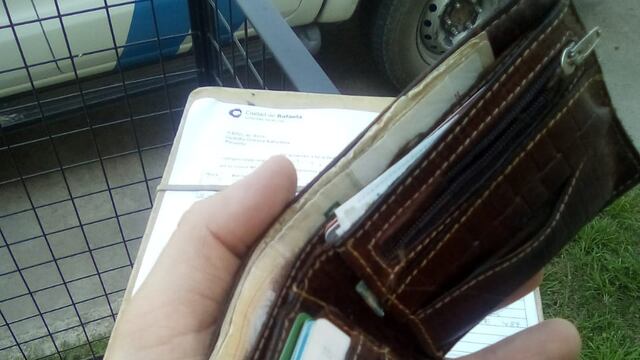 Encontraron una billetera y la devolvieron