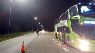 El operativo se desplegó en la ciudad de Río Cuarto, sobre la ruta nacional 36.