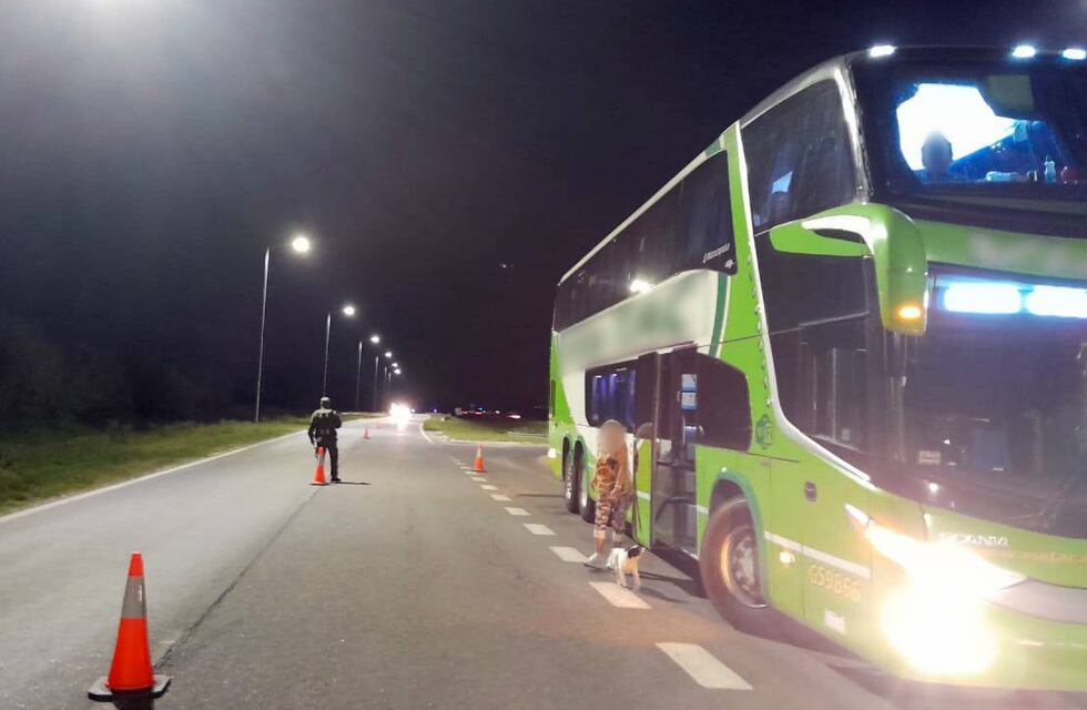 Encontraron cocaína y más de 100 pastillas de éxtasis en un colectivo de larga distancia en Córdoba
