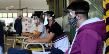 Clases presenciales (Gentileza Clarín)