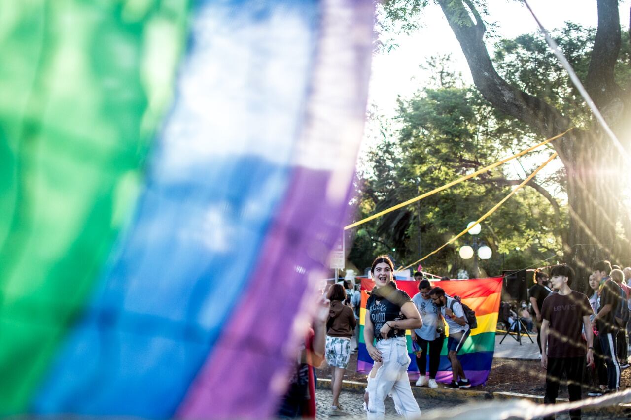 Marcha del Orgullo en Rafaela (Gentileza: Trinidad Bussolaro)