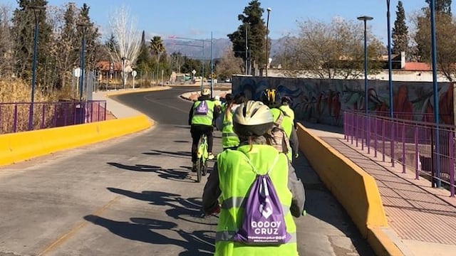 Godoy Cruz ha preparado un circuito para conocer el Museo a Cielo Abierto que se encuentra en los alrededores de la ciclovía. Gentileza MGC