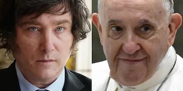 El Papa Francisco llamó por teléfono a Milei este martes.