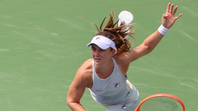 Nadia Podoroska juega la segunda ronda de Montreal.